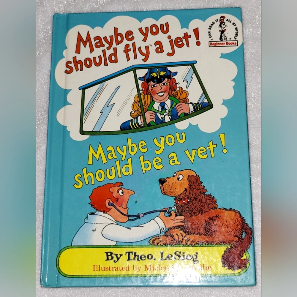 Maybe You Should Fly A Jet / Maybe You Should Be A Vet Hardcover Children's Book